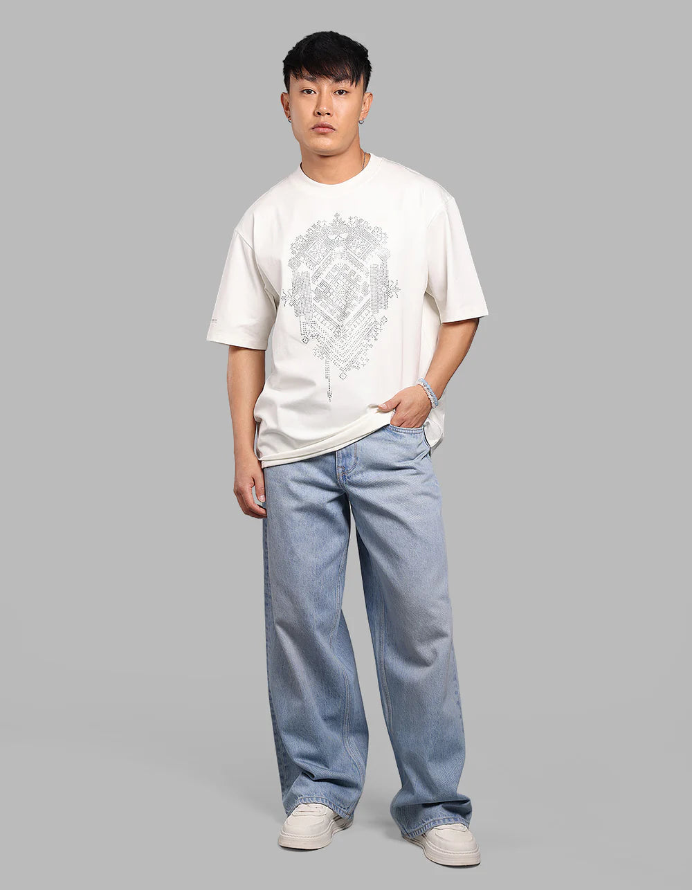 ROOKIES Light Blue Extra Loose Fit Jeans