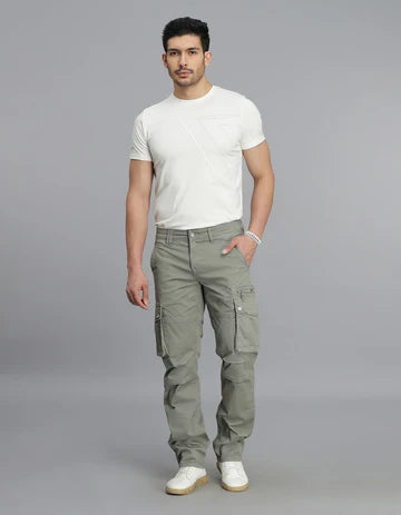 Cement Regular Fit Cargo Pant