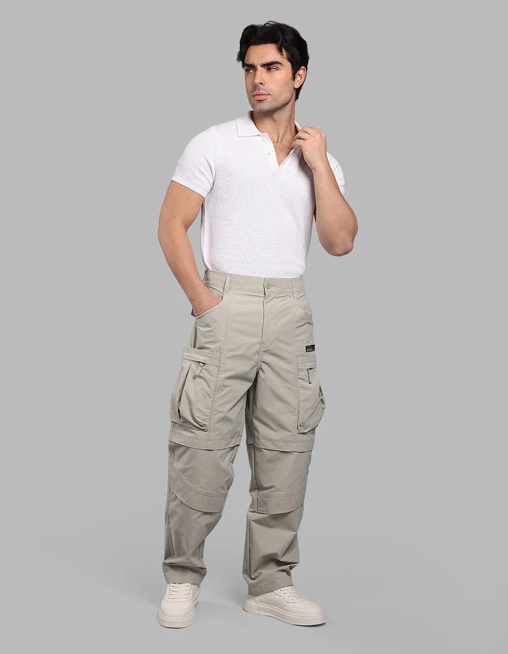 ROOKIES Stone Balloon Fit Cargo Pants