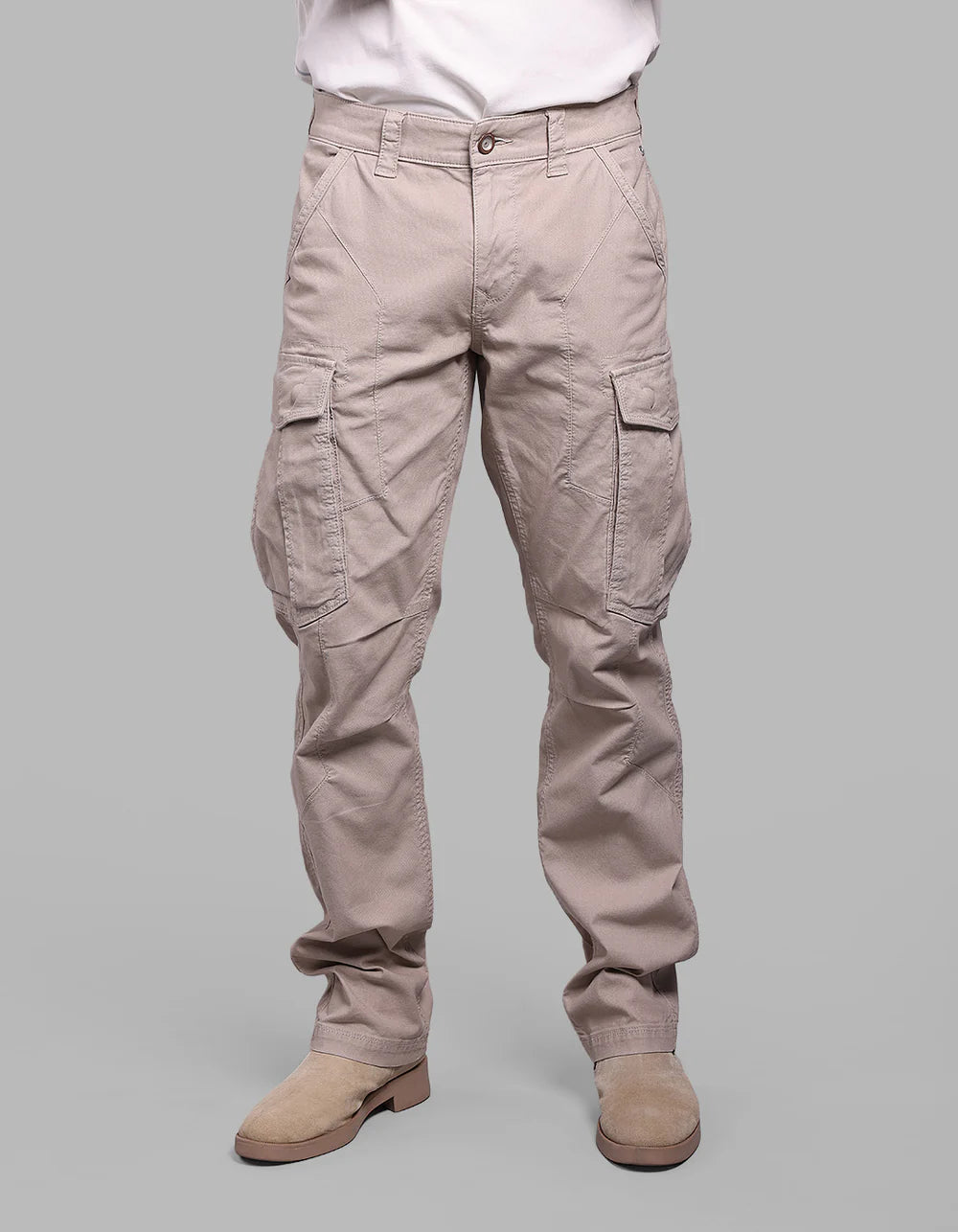 ROOKIES Comfort Straight Fit Stretch Cargo Pants