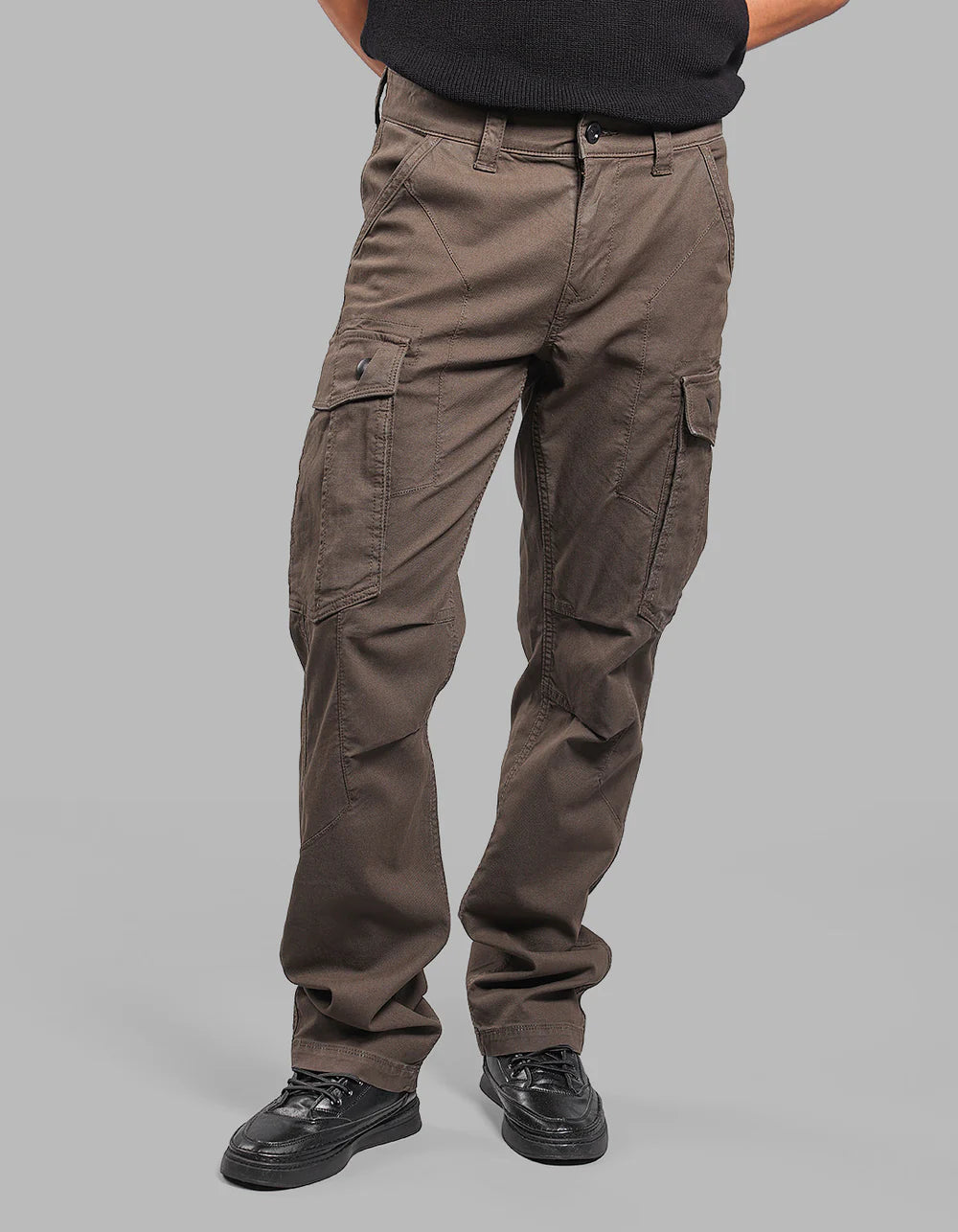 ROOKIES Comfort Straight Fit Stretch Cargo Pants