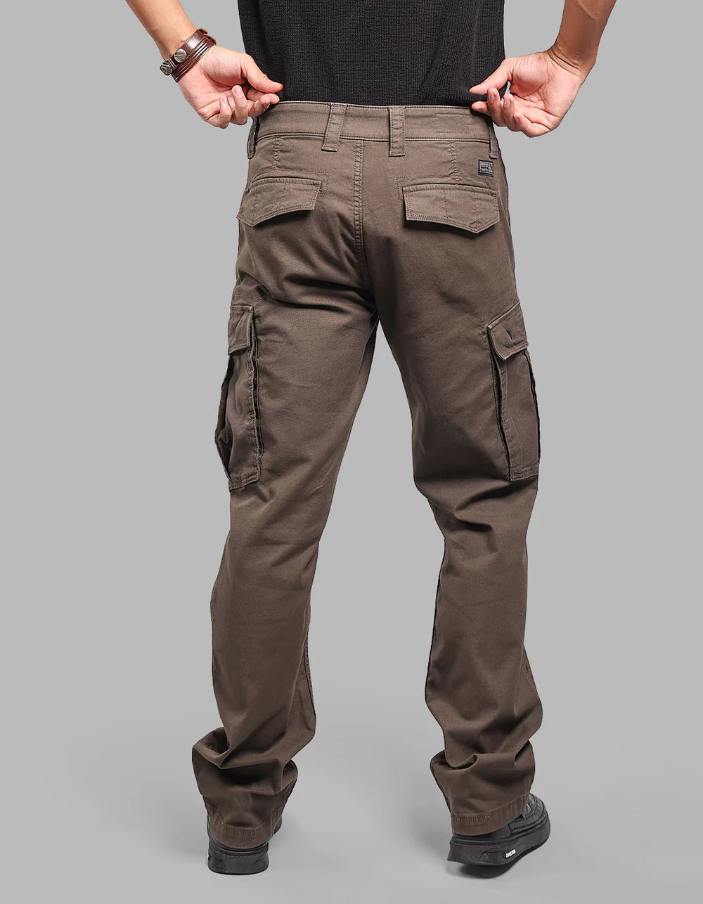 ROOKIES Comfort Straight Fit Stretch Cargo Pants