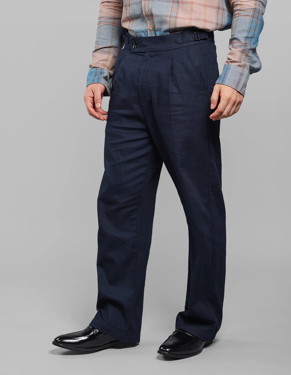 ROOKIES Pleated Korean Fit Cotton Pants