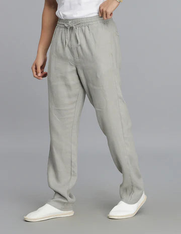 Dark Stone Linen Pant