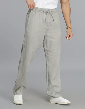Dark Stone Linen Pant