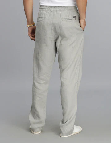 Dark Stone Linen Pant