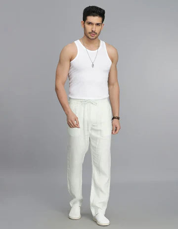 Mint Green Linen Pant