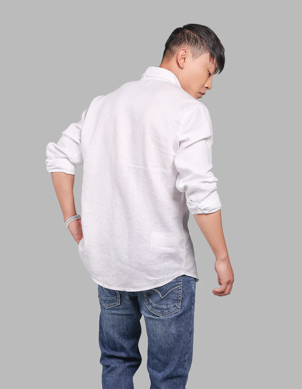 ROOKIES Full Sleeve 100% Linen Shirt