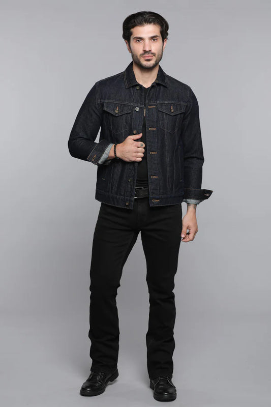 ROOKIES Dk Blue Full Sleeves Denim Jacket