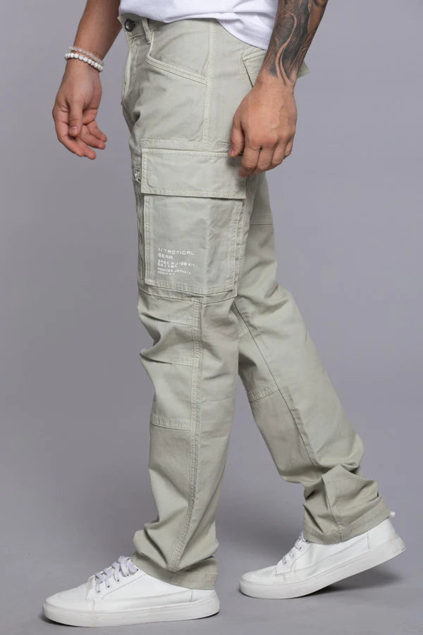 ROOKIES Lt Stone Regular Fit Cargo Pant