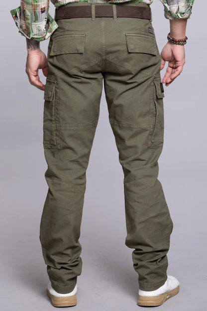 ROOKIES Olive Regular Fit Cargo Pant