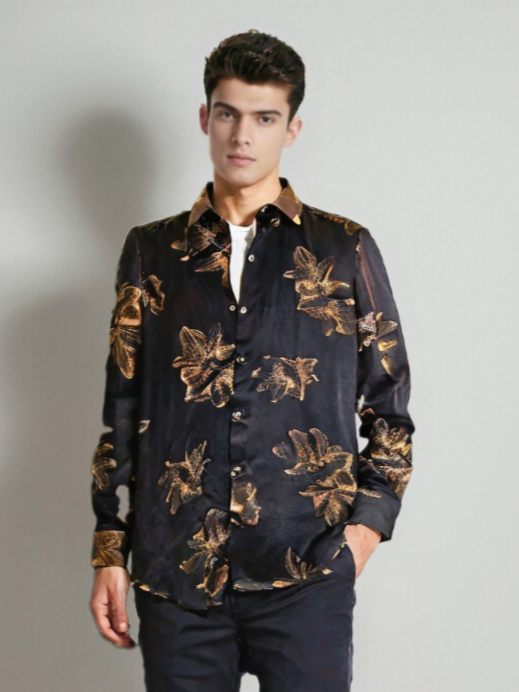 SIGOTTO Men's Printed Shirt