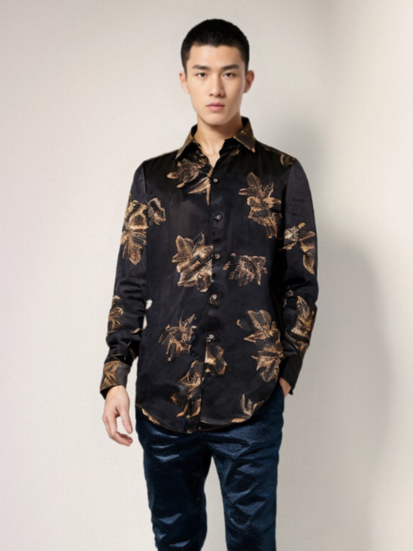 SIGOTTO Men's Printed Shirt