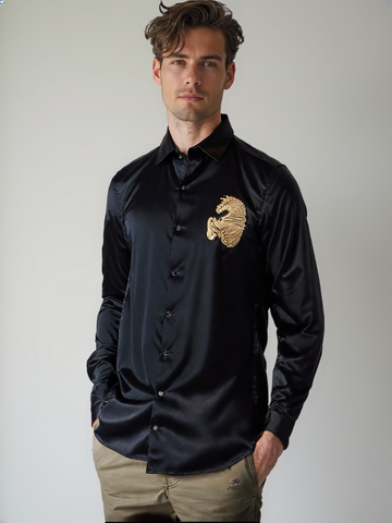 SIGOTTO Men's Party wear Shirt