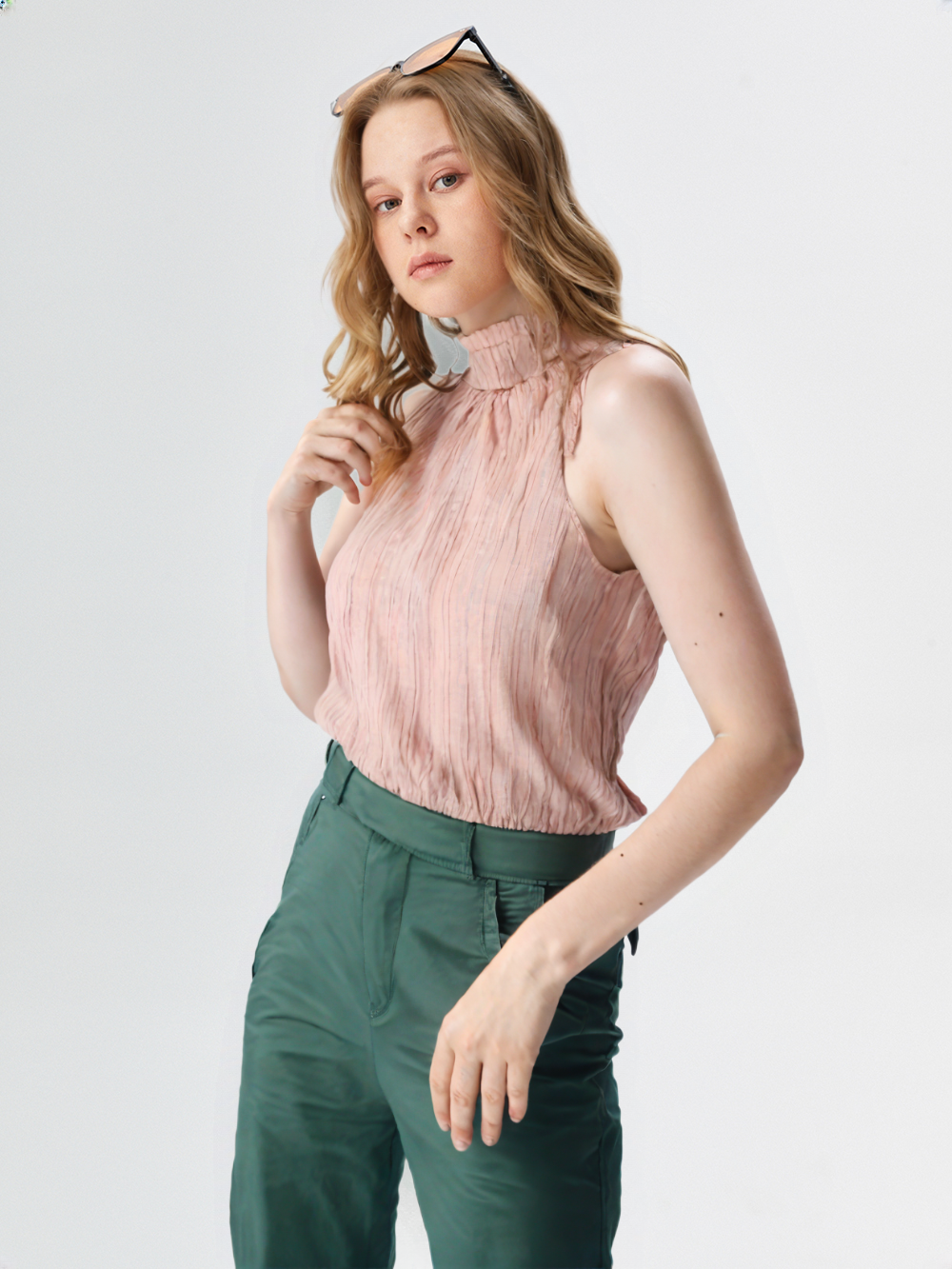 Women's Cool Curve – High Neck Relax Top