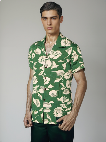Men Leaf Me Wild – Summer Print Shirt