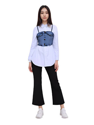 Women’s wide leg jean