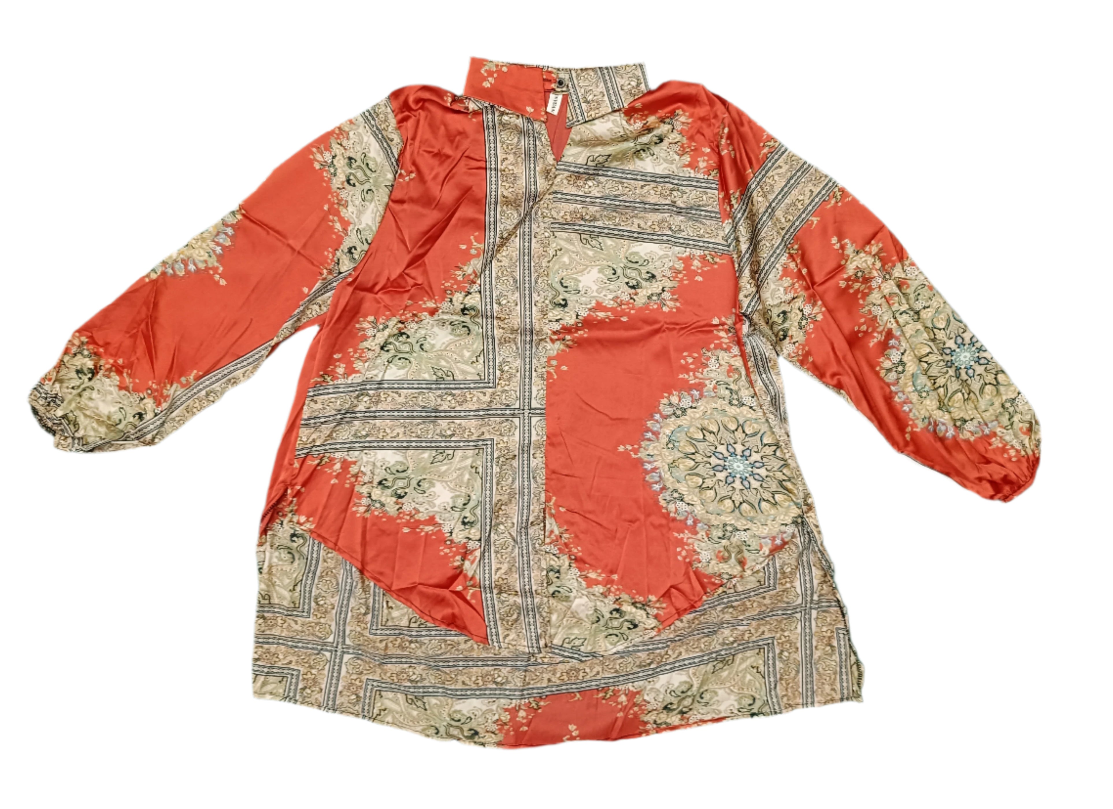 Women's Orange printed Co-Ord set