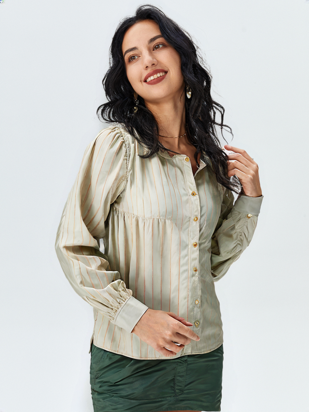 Women's Cotton striped Shirt
