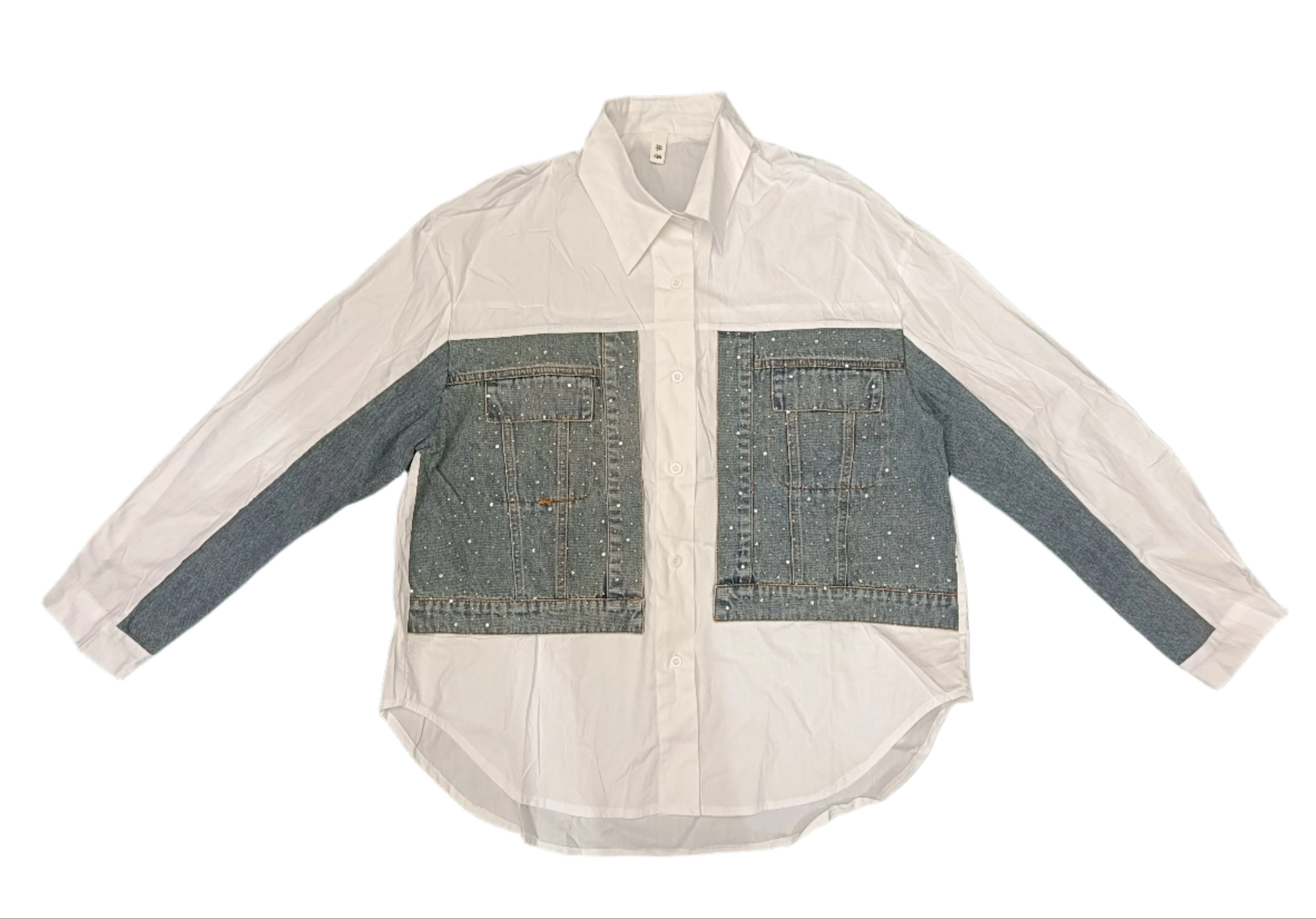 Women's Denim & White Shirt