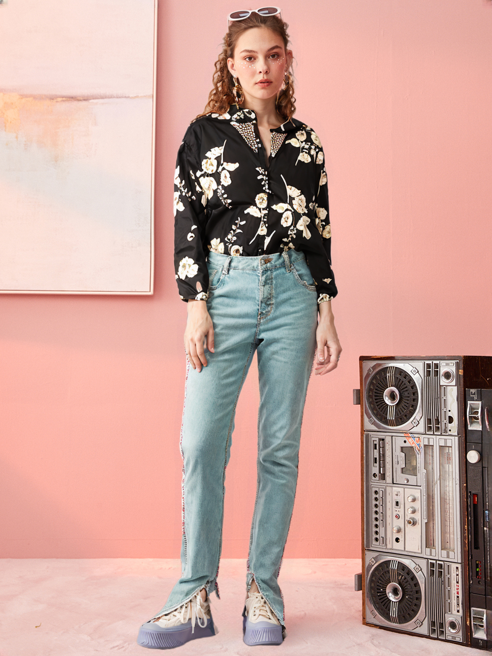 Women's Floral printed Shirt