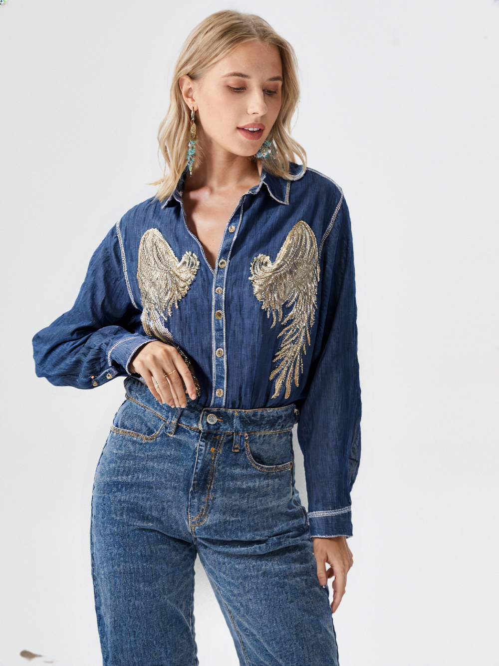 Women's Denim Shirt