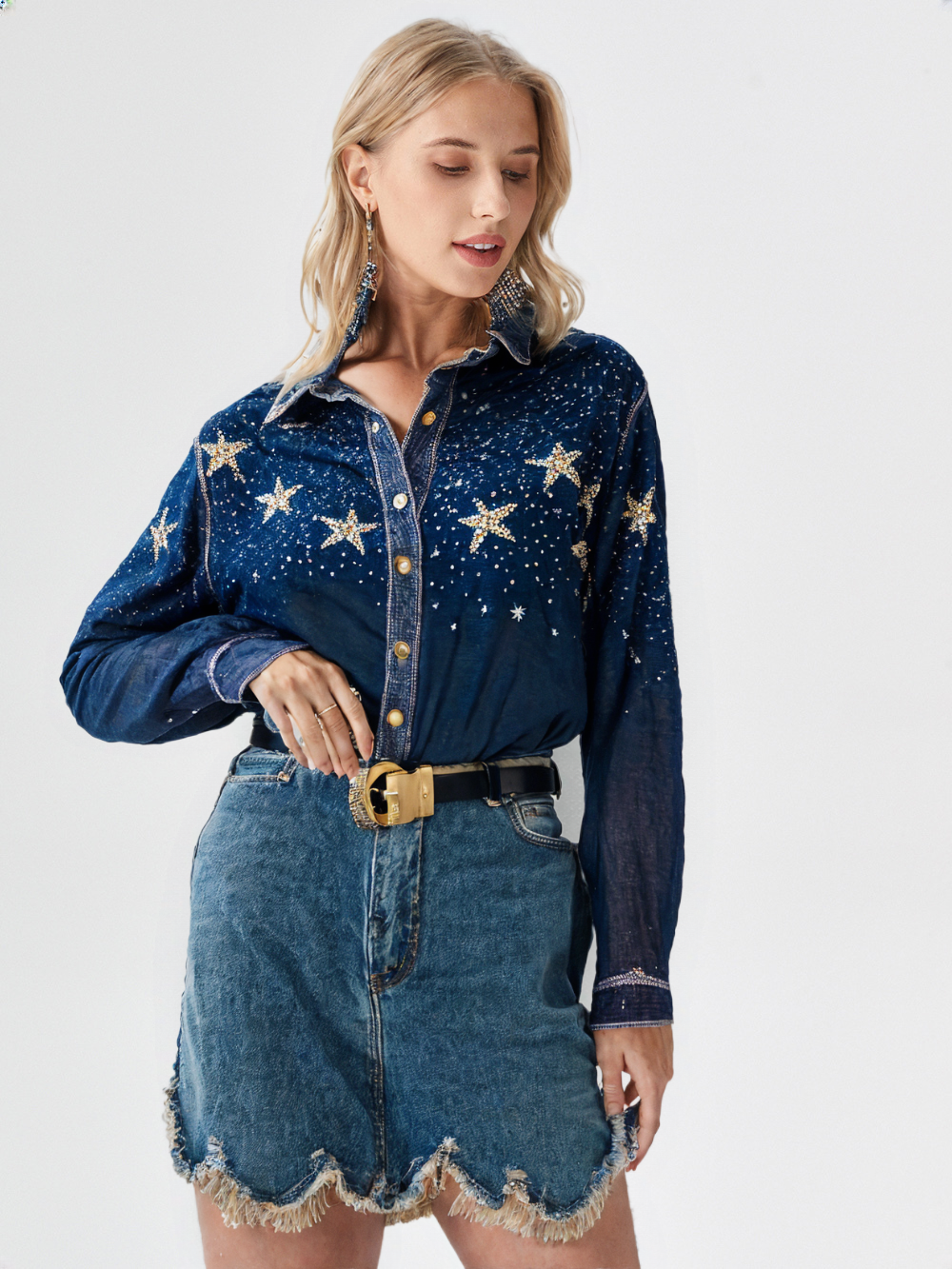 Women's Denim Shirt