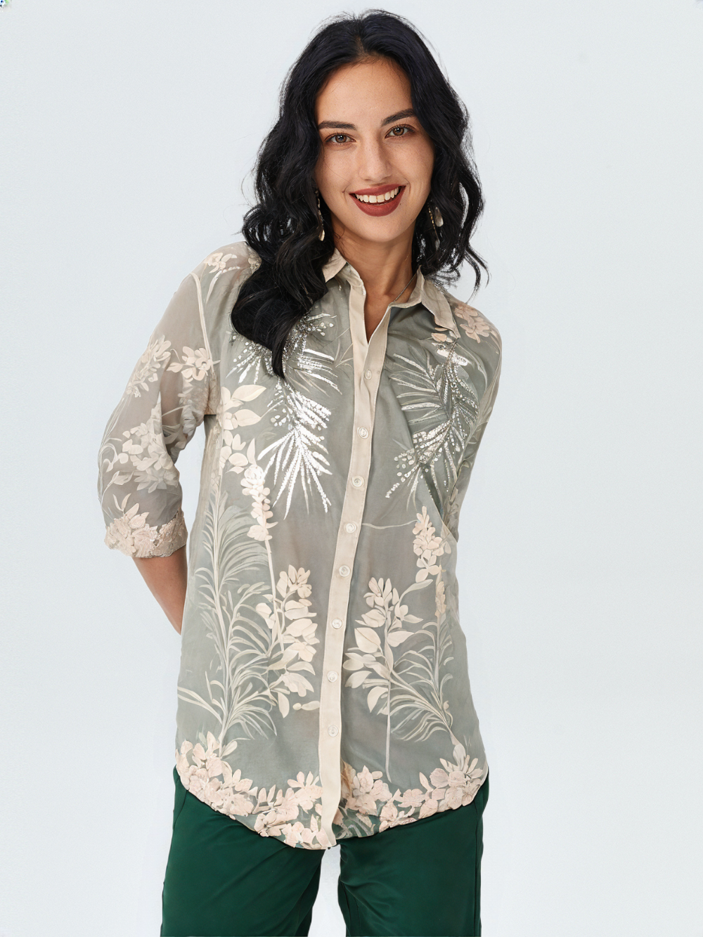 Women's Embroidery  Shirt