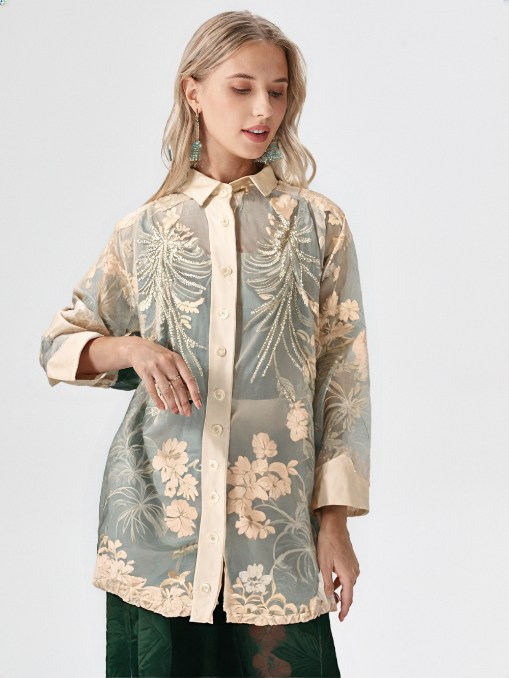 Women's Embroidery  Shirt