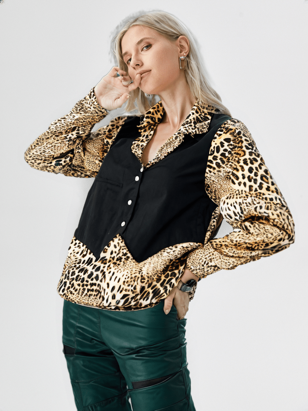 Women's Leopard printed Shirt