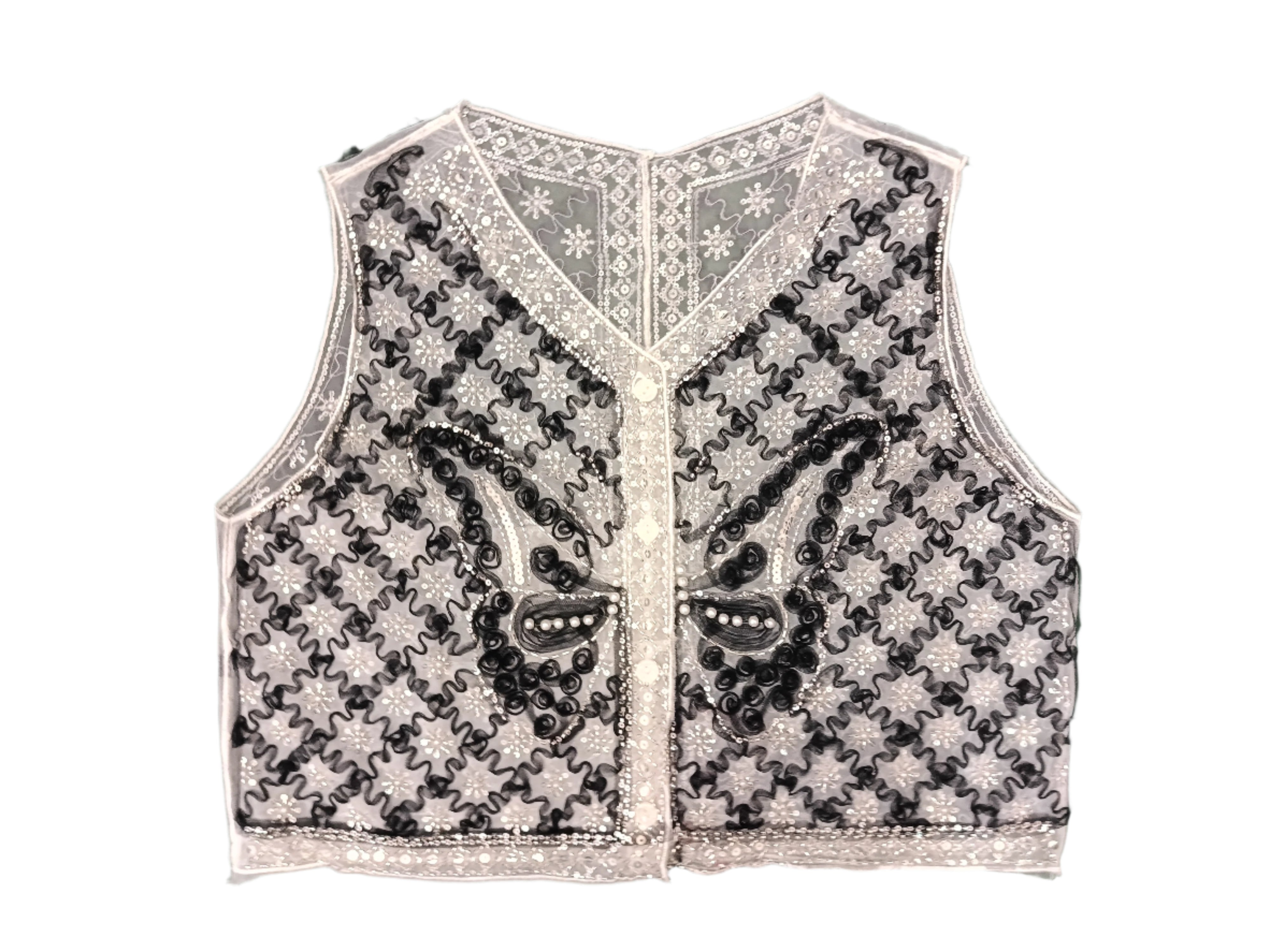 Women's Starlit Grace Embroidered Sheer Shrug