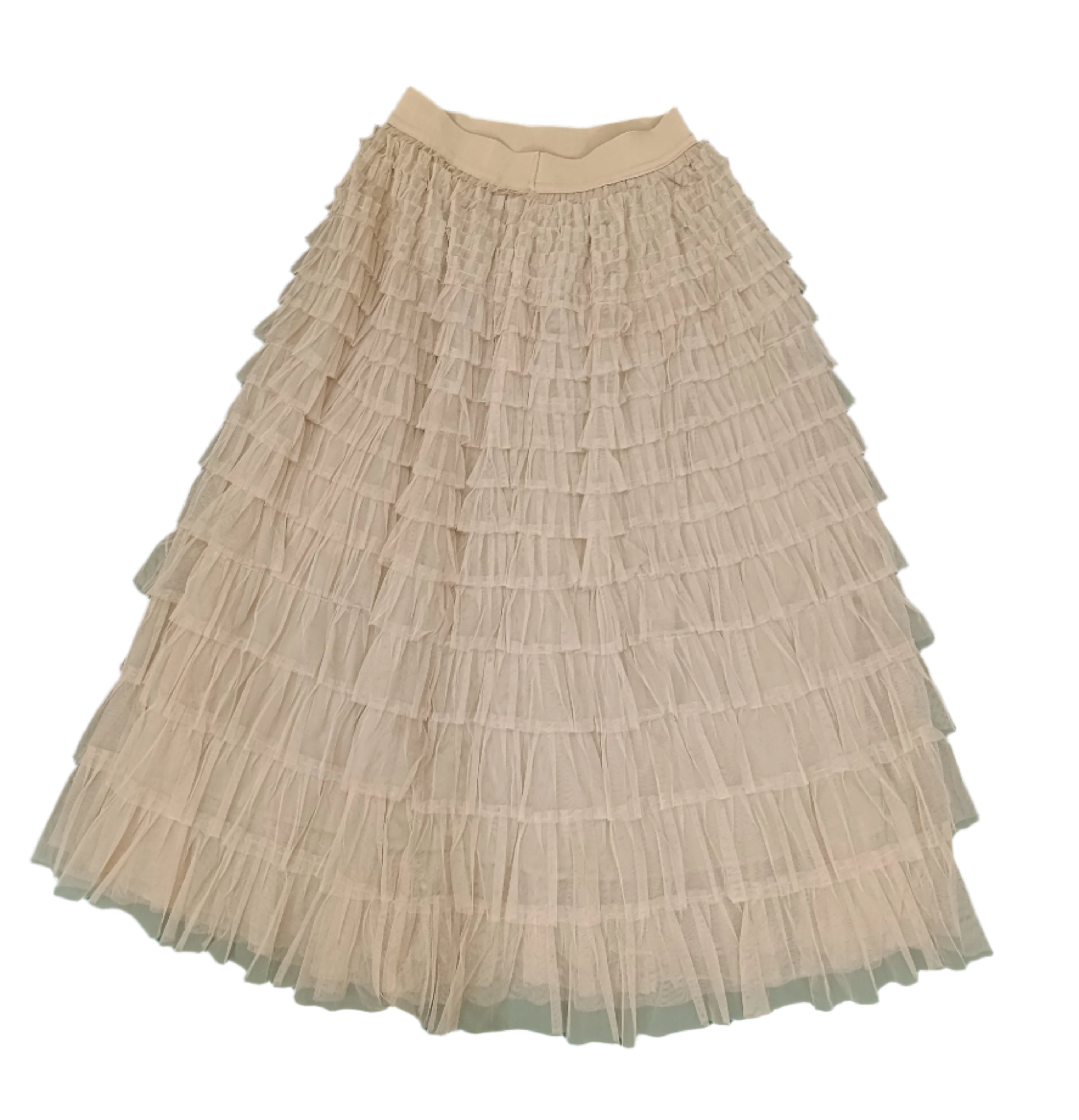 Women's Dreamy Ruffle Mesh Design for Elegant & Party Looks Skirt