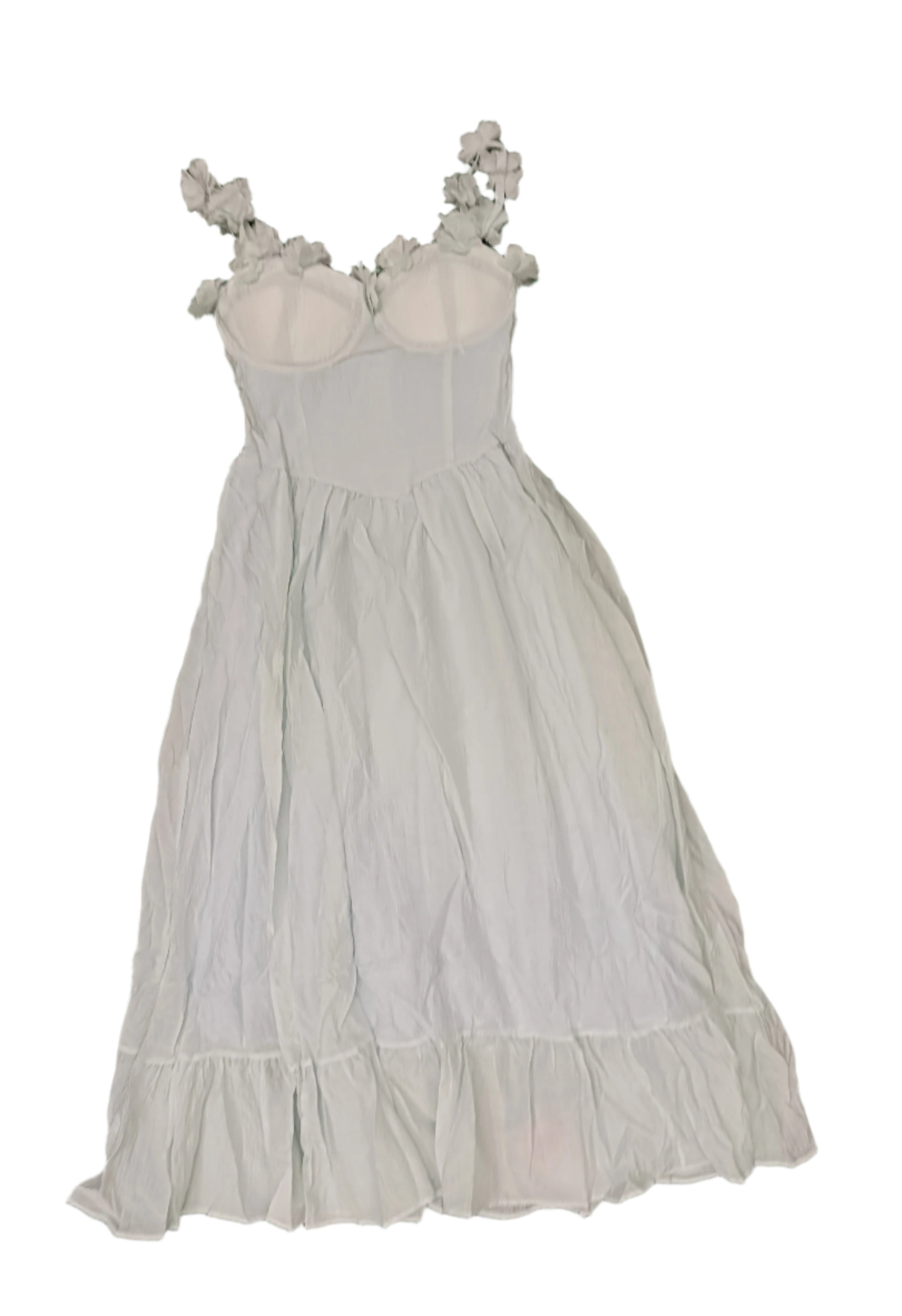 Women's Floral Strap Maxi Dress Tunic