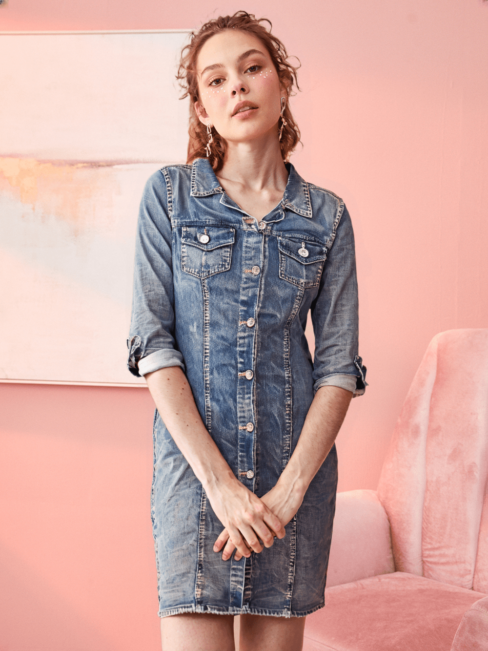 Women's Denim Tunic