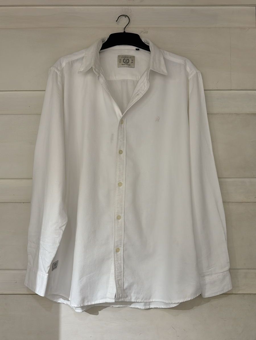 RIVERBLUE Men's White shirt