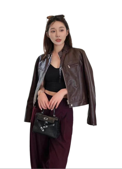 WOMEN’s Leather Jacket