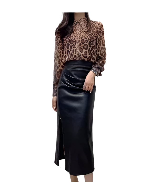 Women’s Leather Skirt