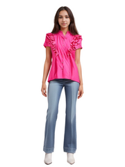 Women's round neck top