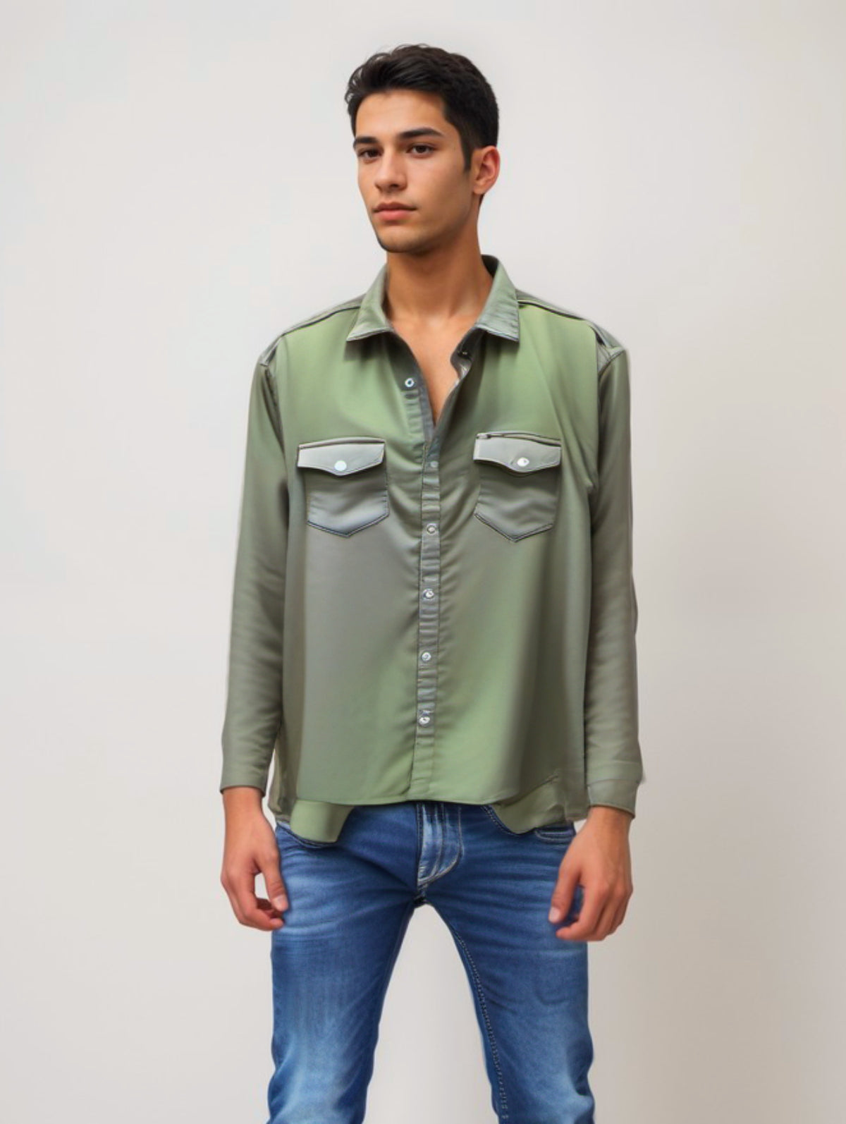 RIVERBLUE Men's Solid shirt