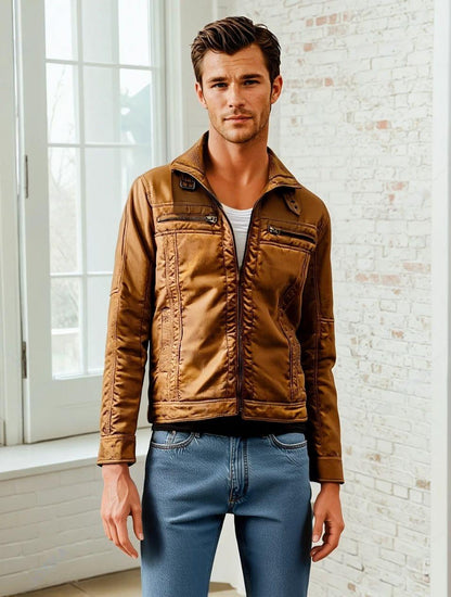 LURE URBAN Men's Leather Jacket